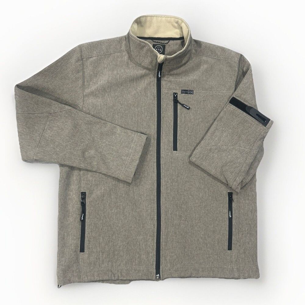 Men’s Wrangler ATG All Terrain Gear Softshell Jacket Medium Outdoor Hiking Work